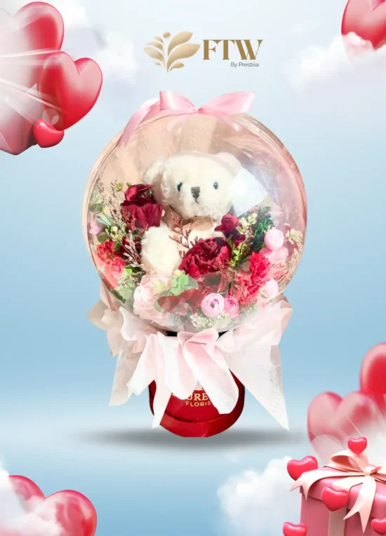 Karangan Bunga Box - Valentine - Parselia - Indonesia - 001