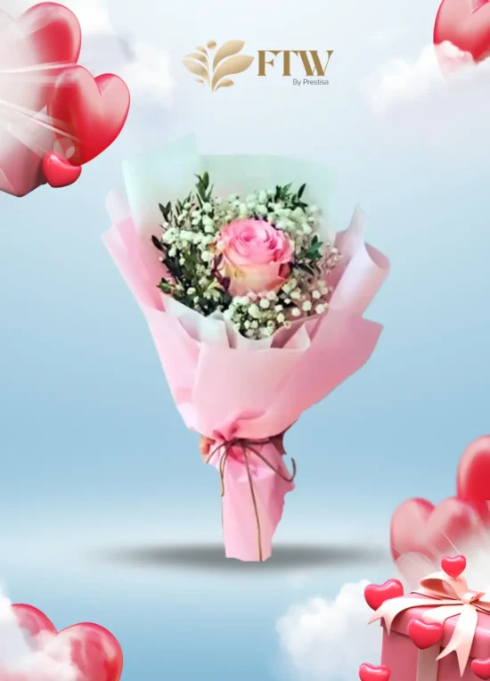 Karangan Bunga Bouquet - Valentine - Parselia - Indonesia - 001