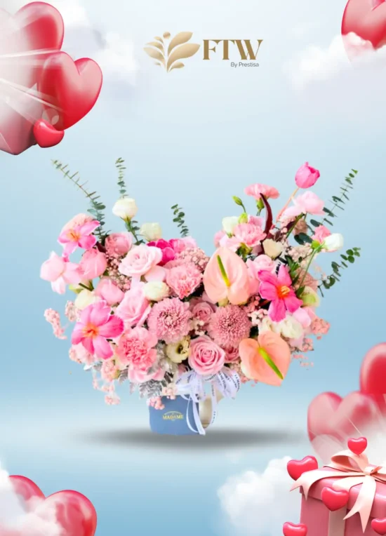 Bunga Meja - Valentine - Parselia - Indonesia - 010