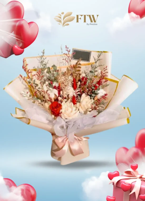 Karangan Bunga Bouquet - Valentine - Parselia - Indonesia - 021