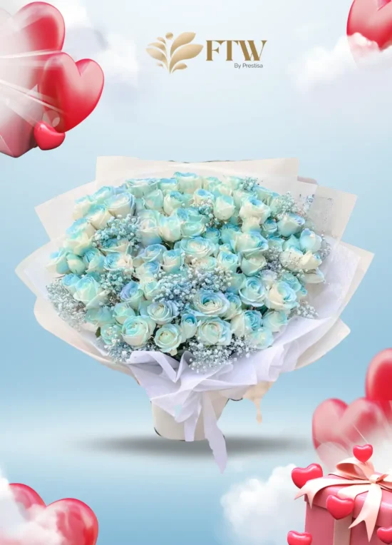 Karangan Bunga Bouquet - Valentine - Parselia - Indonesia - 024