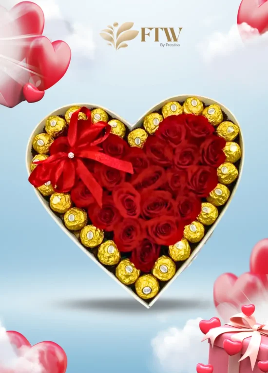 Karangan Bunga Box - Valentine - Parselia - Indonesia - 004