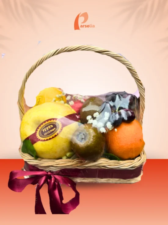 Elegant Fresh Fruit Basket