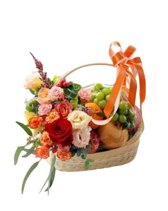 Floral Fruit Basket Charm