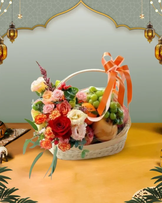 Floral Fruit Basket Charm