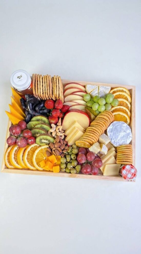 Gourmet Fruit & Cheese Platter Box